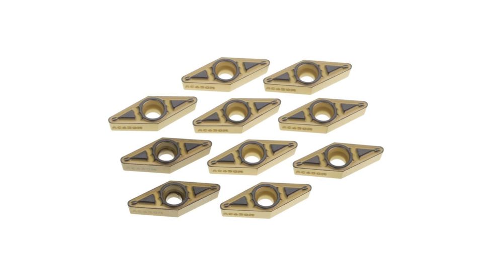 Grizzly Industrial 10 Inserts for Stainless Steel for T10447, T10448, T10449 and T10450 T10452