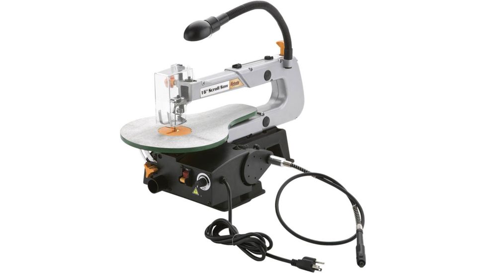 Grizzly Industrial 16in. Scroll Saw with Flexible Shaft Grinder G0735