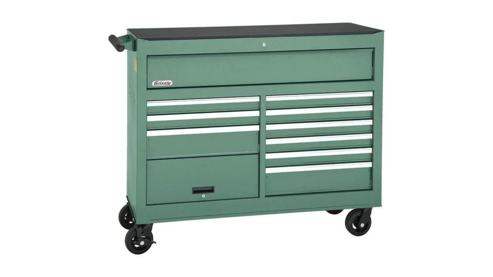 Grizzly Industrial 53in. 11 Drawer Tool Cabinet with Bulk Compartment H7742