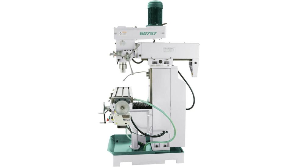 Grizzly Industrial 9in. x 39in. Horizontal / Vertical Mill with Power Feed G0757