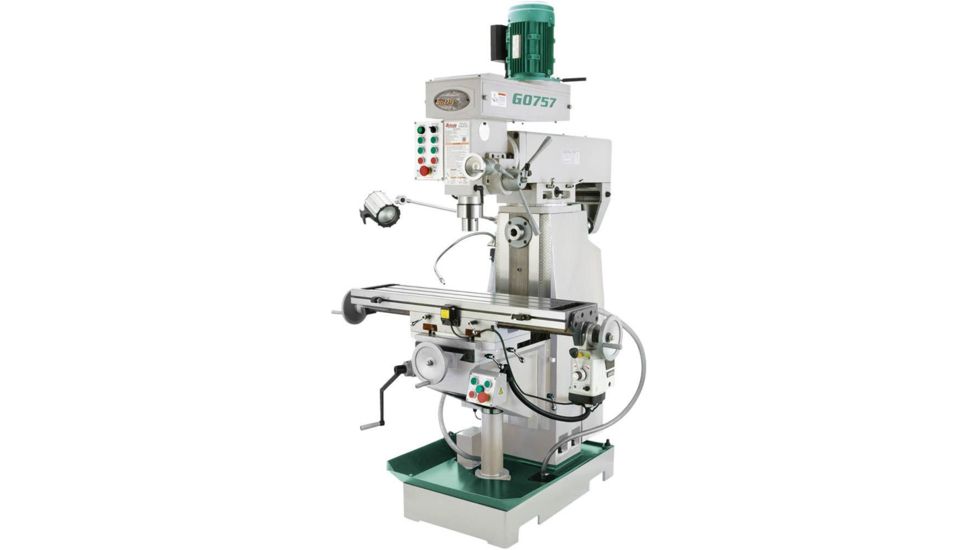 Grizzly Industrial 9in. x 39in. Horizontal / Vertical Mill with Power Feed G0757