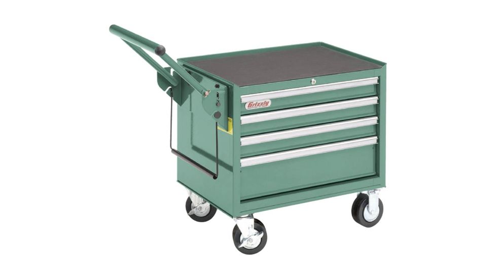 Grizzly Industrial Baby Roller Tool Cabinet with Wheels H5650