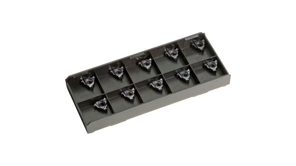 Grizzly Industrial Carbide Inserts 11 IR A 60 for Stainless, Aluminum, Cast-Iron, pk. of 10 H8352