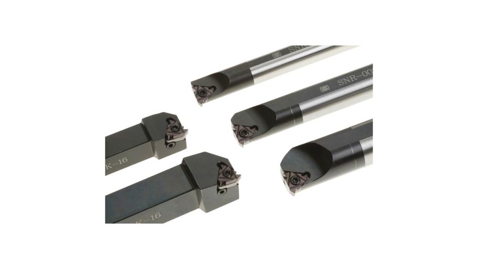 Grizzly Industrial Carbide Inserts 16 IR G 60 for Stainless, Aluminum, Cast-Iron, pk. of 10 H8351