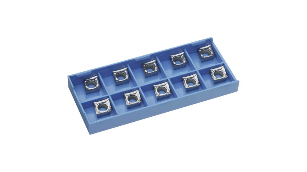 Grizzly Industrial Carbide Inserts CCGT for Aluminum, 10pk H8333