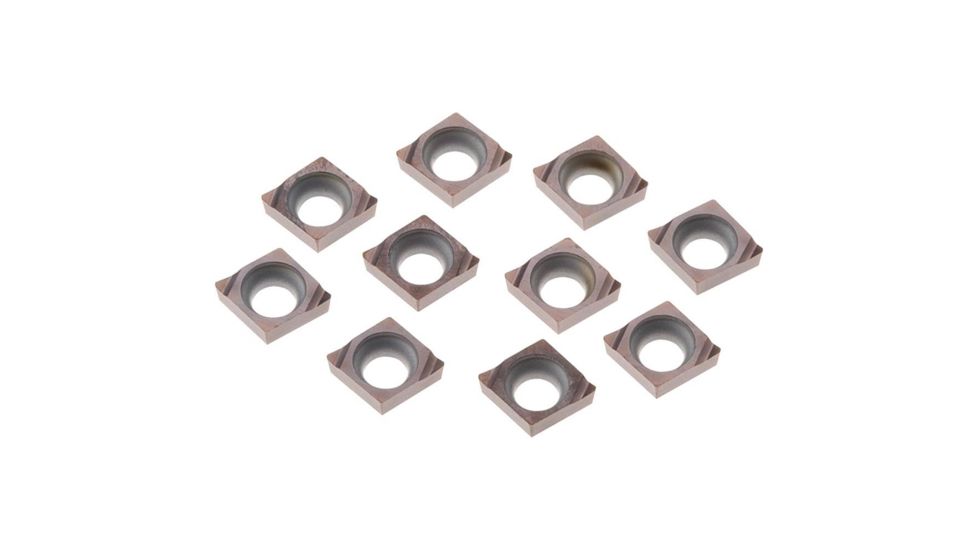 Grizzly Industrial Carbide Inserts CCGT for Steel and Cast Iron, pk. of 10 T10246