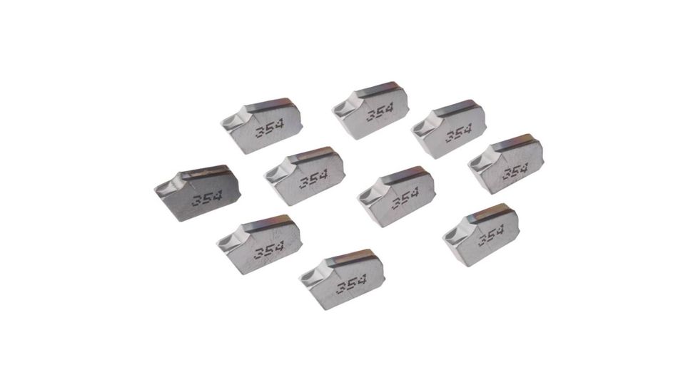 Grizzly Industrial Carbide Inserts GTN3 for Steel, Stainless, pk. of 10 T10377