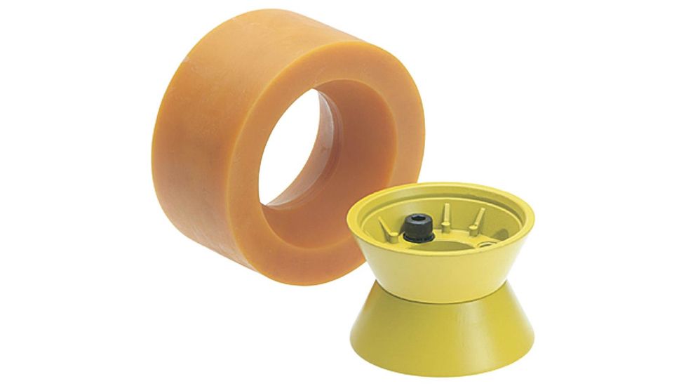 Grizzly Industrial Flange with Polyurethane Roller G3100
