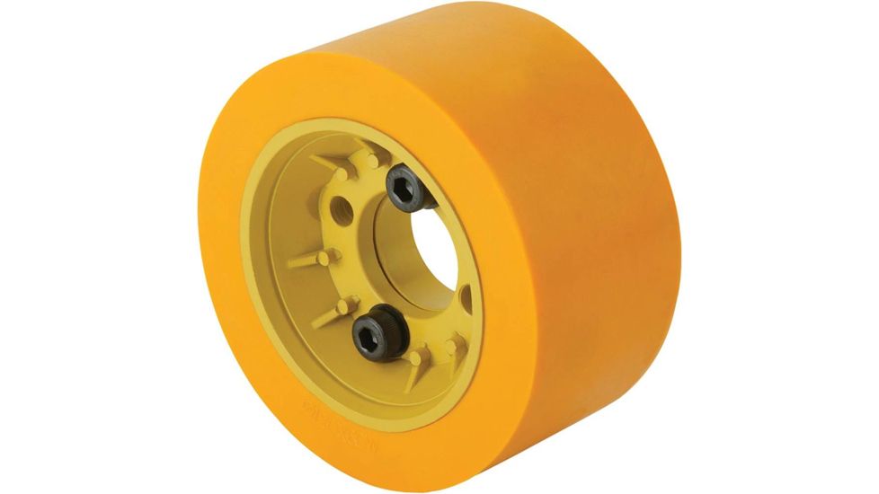 Grizzly Industrial Flange with Polyurethane Roller G3100