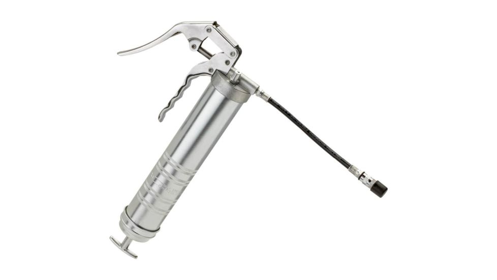 Grizzly Industrial Heavy Duty Grease Gun with Flex Nozzle H8255