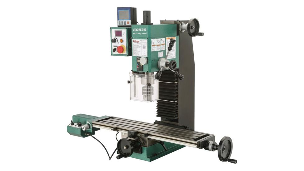 Grizzly Industrial Mini Mill 2.7 Variable Speed with DRO G0836