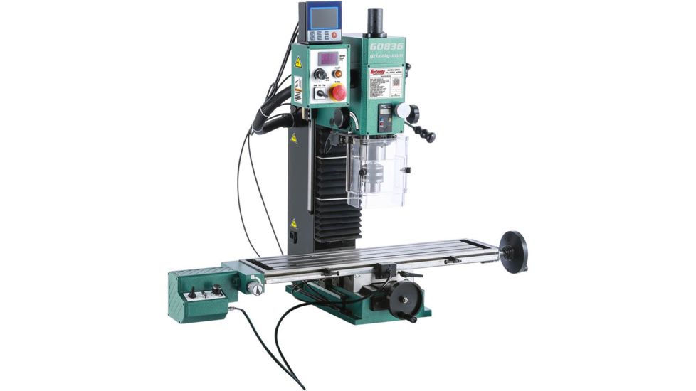 Grizzly Industrial Mini Mill 2.7 Variable Speed with DRO G0836
