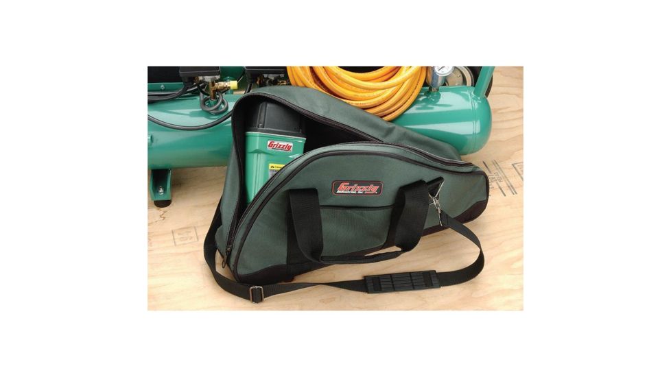 Grizzly Industrial Nail Gun Carrying Bag, 22inx14inx4in H3401
