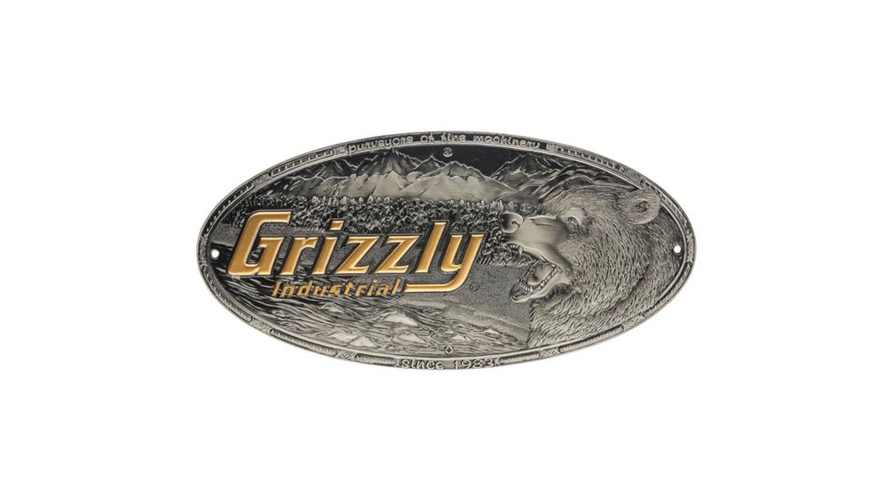 Grizzly Industrial Name Plates - Large G8589
