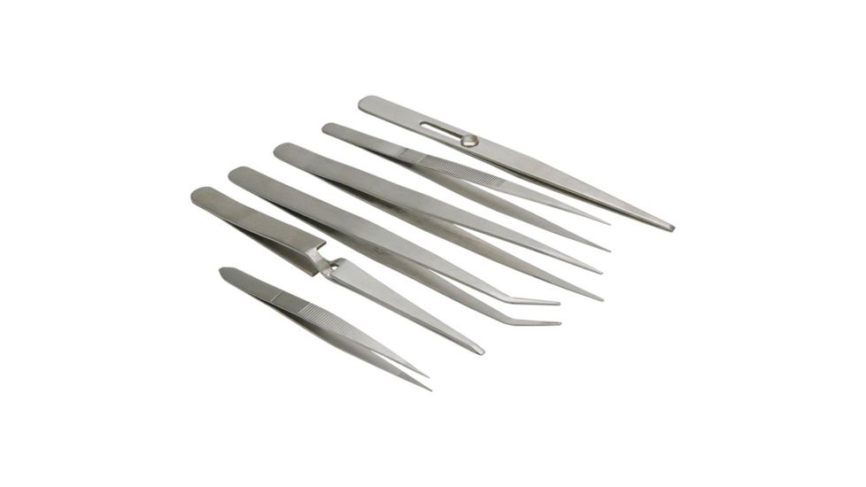 Grizzly Industrial Tweezer Set, 6 pc. T25295