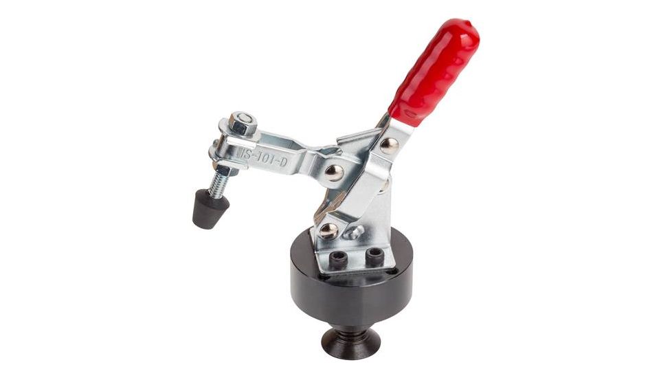 Grizzly Industrial Vertical Toggle Clamp with Adapter, T30001