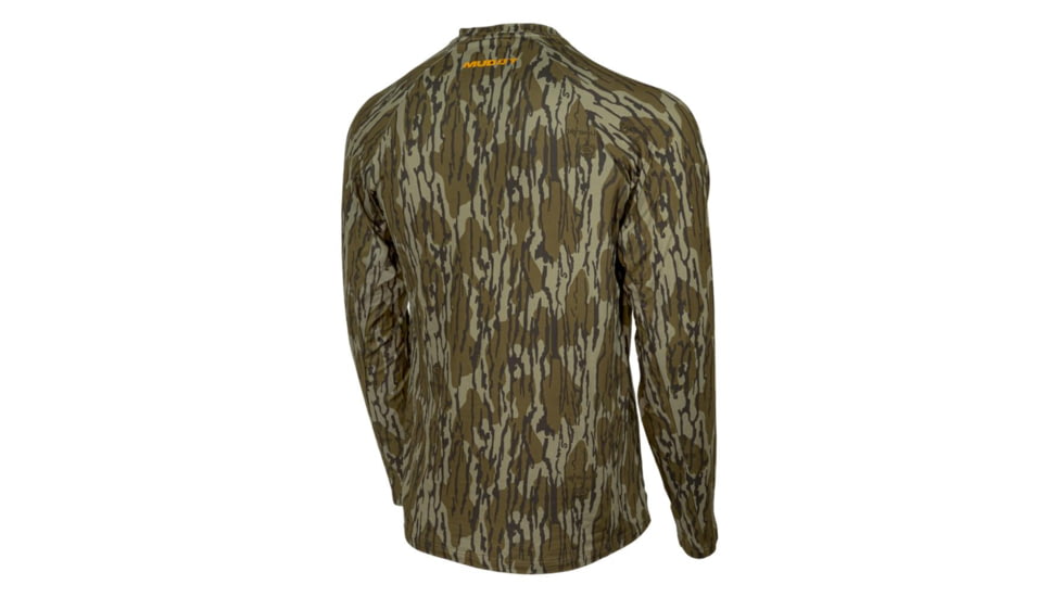 Gsm Muddy Base Layer Crew Long Sleeve Shirt Mossy Oak Bottomland S, MUD-BL-CRW-MOB-S