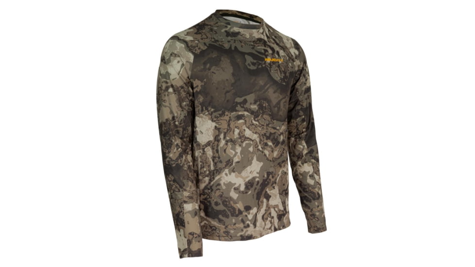 Gsm Muddy Base Layer Crew Long Sleeve Shirt Veil Canyon Grey S, MUD-BL-CRW-VCG-S