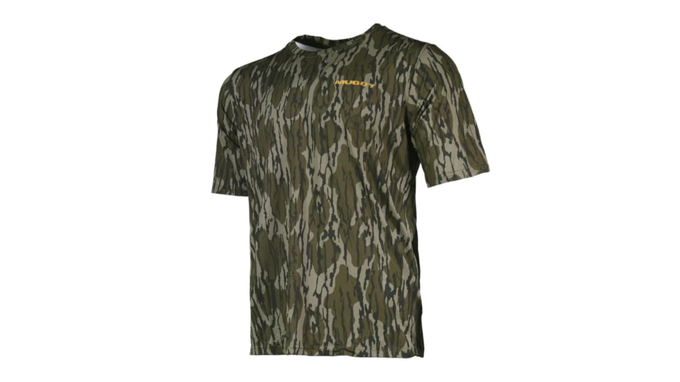 Gsm Muddy TRX Performance Lightweight Short Sleeve Shirt Mossy Oak Bottomland XL, MUD-T1001-MOBL-XL