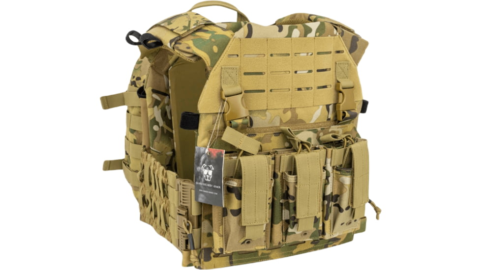 Guard Dog Body Armor Cerberus Body Armor Backpack Plate Carrier, S-2XL, Multicam, CERBERUS-MC