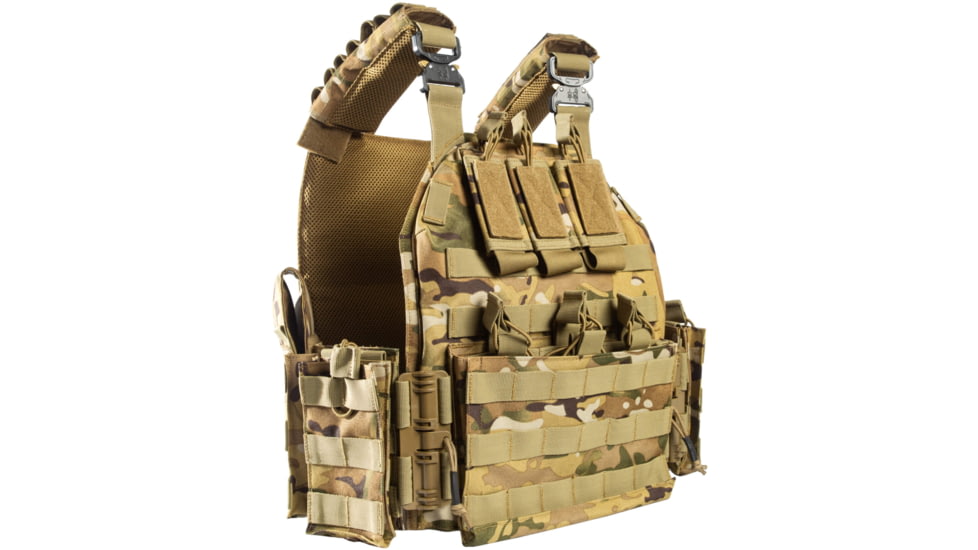 Guard Dog Body Armor Sheppard Plate Carrier, Multicam, S-2XL, SHEPPARD-MC