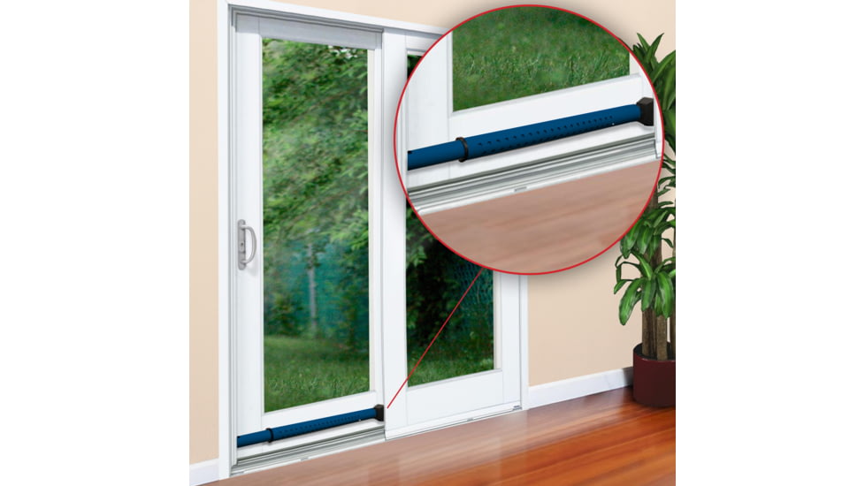 Guard Dog Security DoorKeeper Adjustable Door Security Bar, Blue, One Size, DS-GDDK-BL