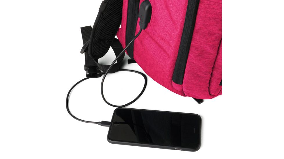 Guard Dog Security ProShield Smart Bulletproof Backpack 27L, Level IIIA, Pink, BP-GDPSM-PK