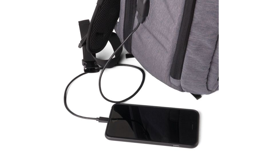 Guard Dog Security ProShield Smart Bulletproof Backpack 27L, Level IIIA, Gray, BP-GDPSM-GR