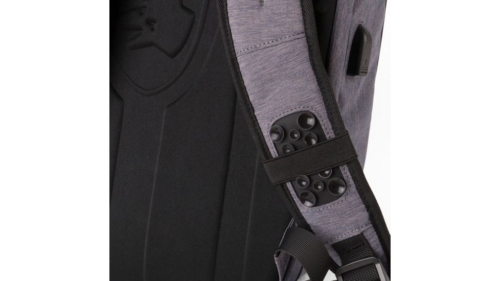 Guard Dog Security ProShield Smart Bulletproof Backpack 27L, Level IIIA, Gray, BP-GDPSM-GR