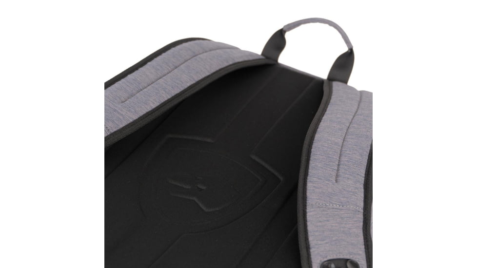 Guard Dog Security ProShield Smart Bulletproof Backpack 27L, Level IIIA, Gray, BP-GDPSM-GR