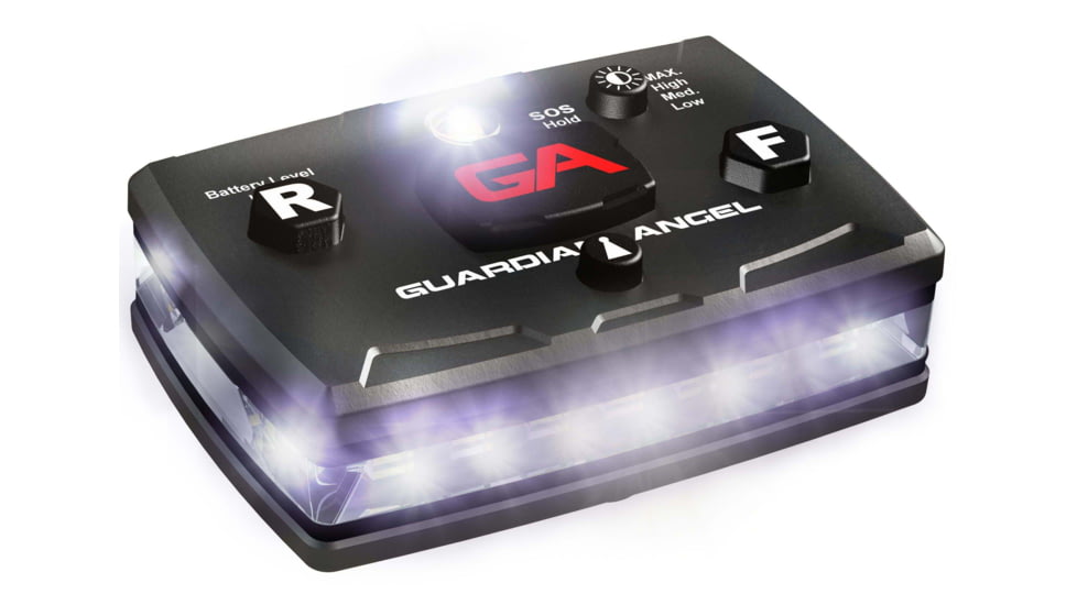 Guardian Angel All Infrared Elite Series, Black Casing, Infrared Front, Infrared Rear, Infra, ELT-IR