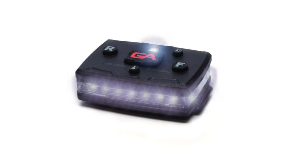 Guardian Angel All Infrared Wearable Safety Light, Black Casing, Infrared Front, Infrared Rear, Infra, GA-ELT-IR