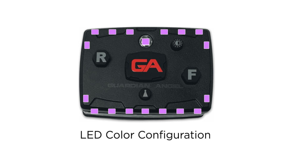 Guardian Angel All Infrared Wearable Safety Light, Black Casing, Infrared Front, Infrared Rear, Infra, GA-ELT-IR