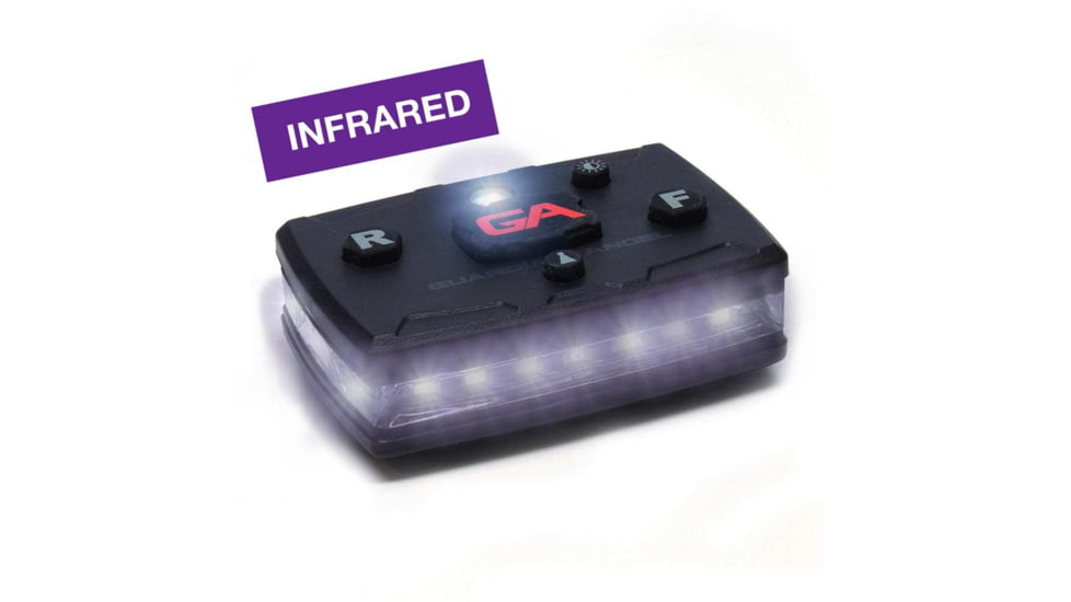 Guardian Angel All Infrared Wearable Safety Light, Black Casing, Infrared Front, Infrared Rear, Infra, GA-ELT-IR