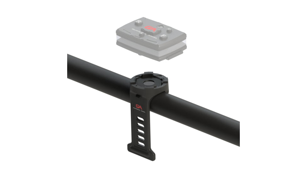 Guardian Angel Bike/Rail Rubber Strap Mount w/ Magnetic Mount, Black, GA-ELT-RBM