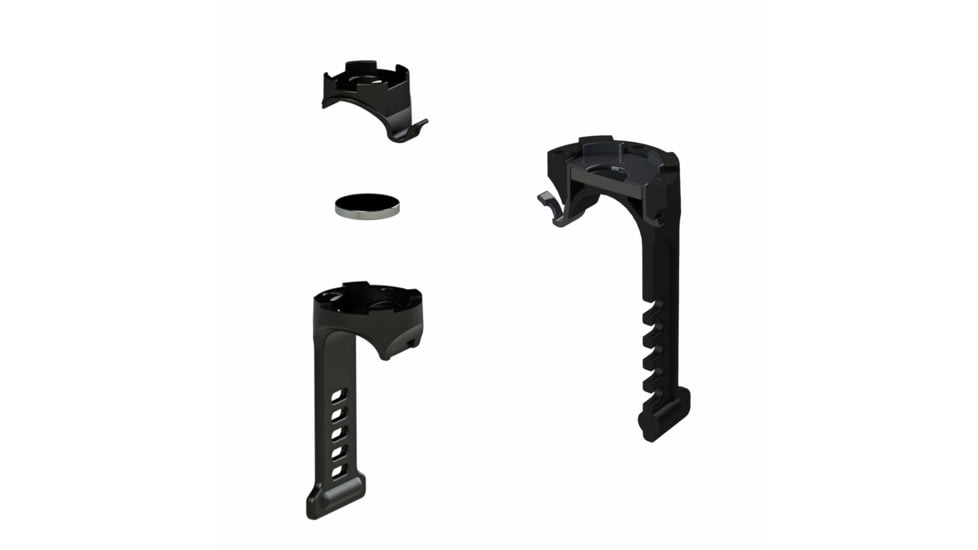 Guardian Angel Bike/Rail Rubber Strap Mount w/ Magnetic Mount, Black, GA-ELT-RBM