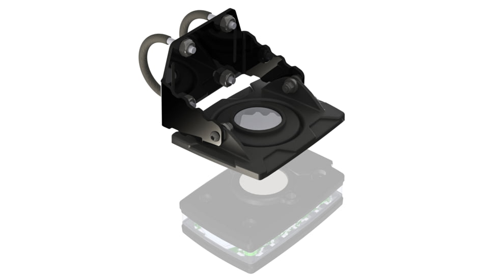 Guardian Angel Bike/Rail U Bracket Mount with Magnetic Mount, Black, GA-ELT-UBM