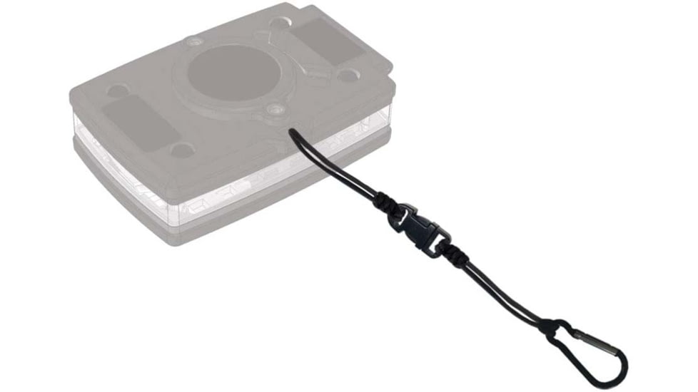 Guardian Angel Device Tether Attachment, Short, Black, ELT-DTS