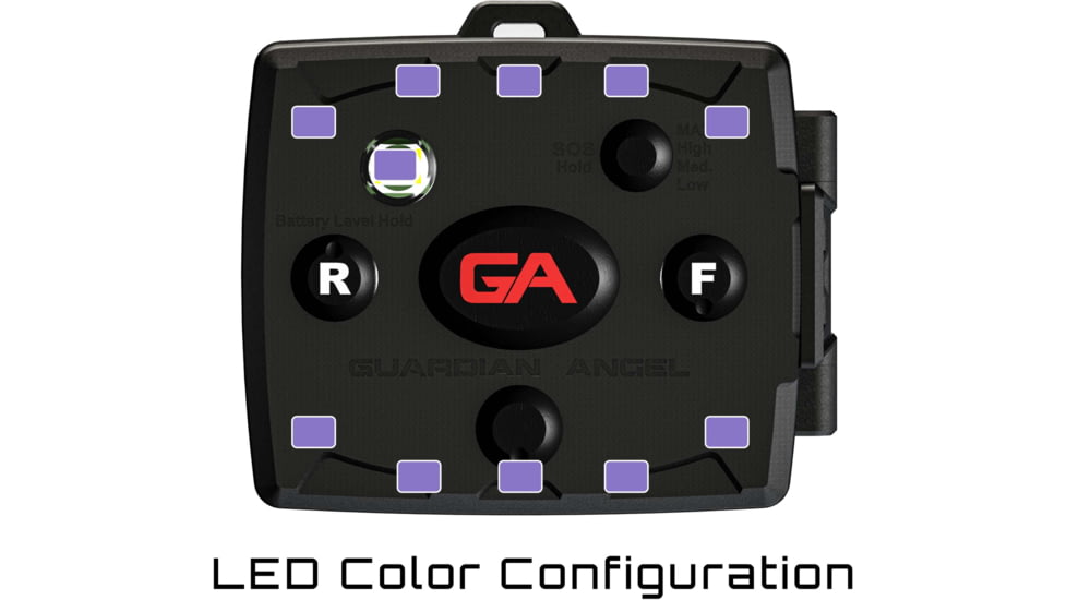 Guardian Angel Micro Series Wearable Safety Light, All Infrared, MCR-IR