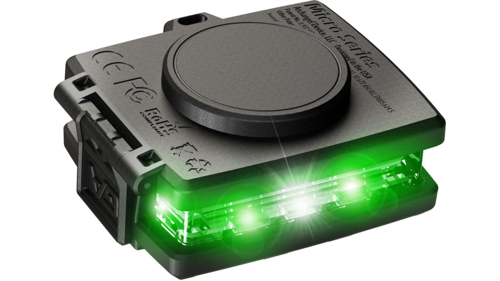 Guardian Angel Micro Series Wearable Safety Light, Green/Green, MCR-G/G