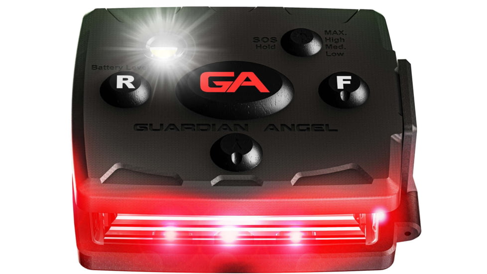 Guardian Angel Micro Series Wearable Safety Light, Red/Green, MCR-R/G