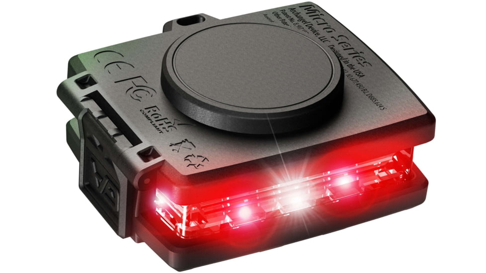 Guardian Angel Micro Series Wearable Safety Light, Red/Green, MCR-R/G