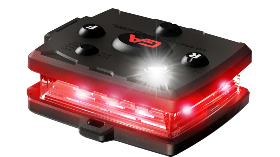 Guardian Angel Micro Series Wearable Safety Light, Red/Red, MCR-R/R