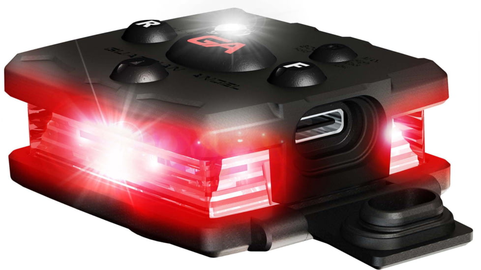 Guardian Angel Micro Series Wearable Safety Light, Red/Red, MCR-R/R