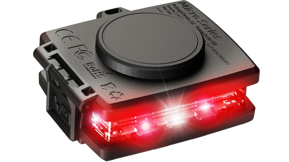 Guardian Angel Micro Series Wearable Safety Light, Red/Red, MCR-R/R