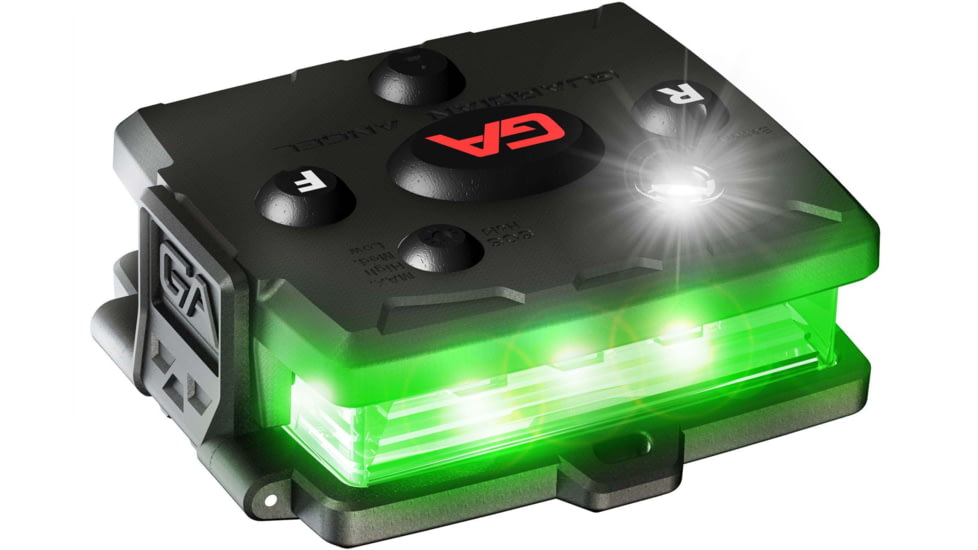 Guardian Angel Micro Series Wearable Safety Light, White/Green, MCR-W/G