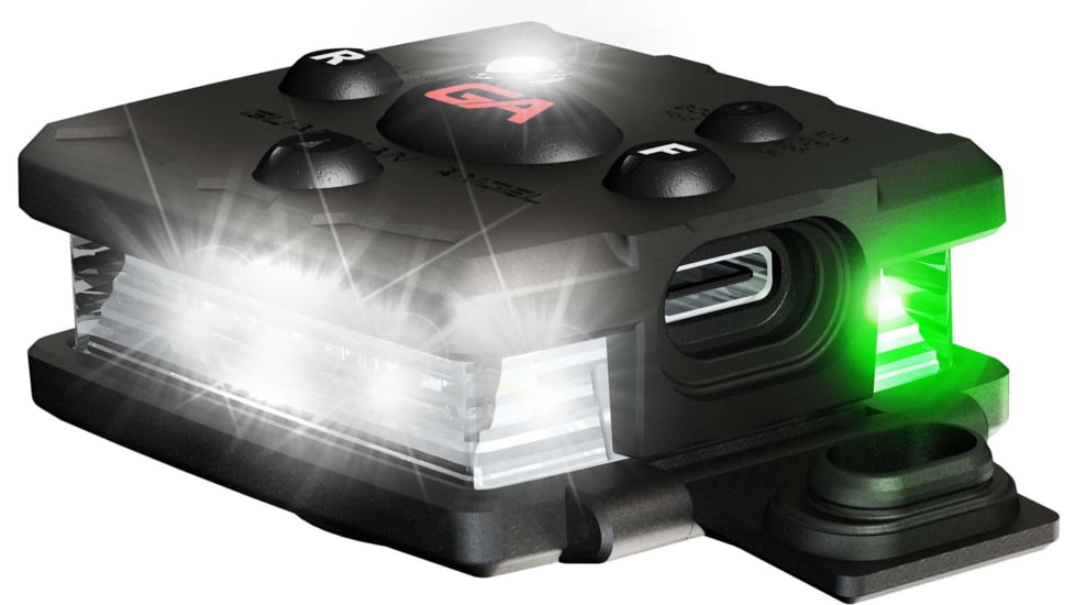 Guardian Angel Micro Series Wearable Safety Light, White/Green, MCR-W/G