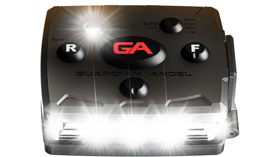 Guardian Angel Micro Series Wearable Safety Light, White Orange, MCR-W/O