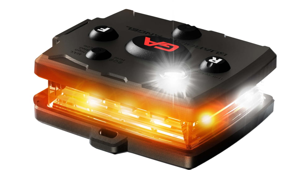 Guardian Angel Micro Series Wearable Safety Light, White Orange, MCR-W/O