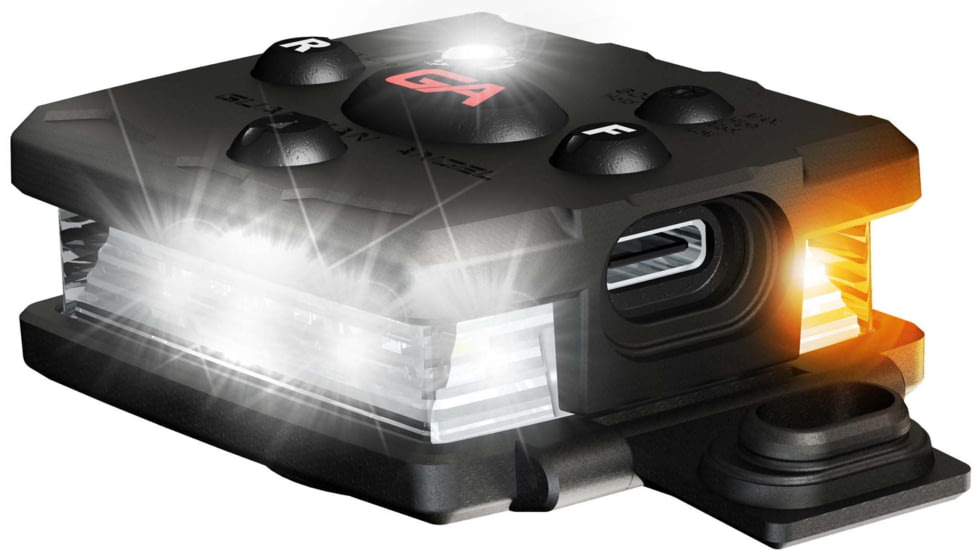 Guardian Angel Micro Series Wearable Safety Light, White Orange, MCR-W/O